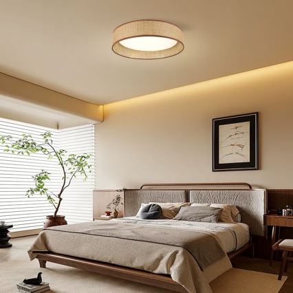 Immax NEO 07288L - LED+CCT Dimmable Ceiling Light LONA LED/36W/230V 3000–6000K Tuya Wi‑Fi Ø 45.5 cm + Remote Control