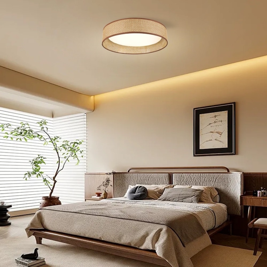 Immax NEO 07288L - LED+CCT Dimmable Ceiling Light LONA LED/36W/230V 3000–6000K Tuya Wi‑Fi Ø 45.5 cm + Remote Control