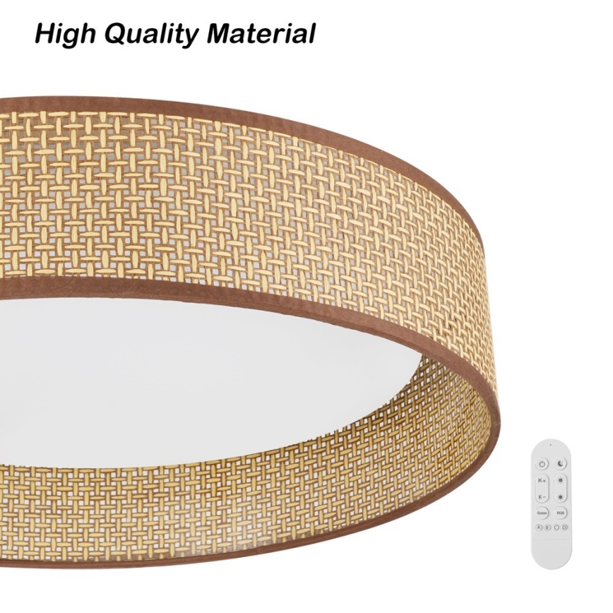 Immax NEO 07288L - LED+CCT Dimmable Ceiling Light LONA LED/36W/230V 3000–6000K Tuya Wi‑Fi Ø 45.5 cm + Remote Control