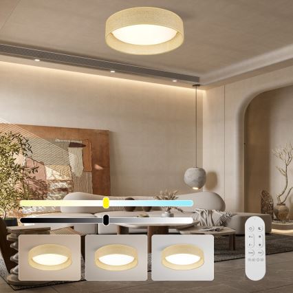 Immax NEO 07289L - LED+CCT Dimmable Ceiling Light LONA LED/36W/230V 3000-6000K Wi-Fi Tuya Ø 45.5 cm + Remote Control