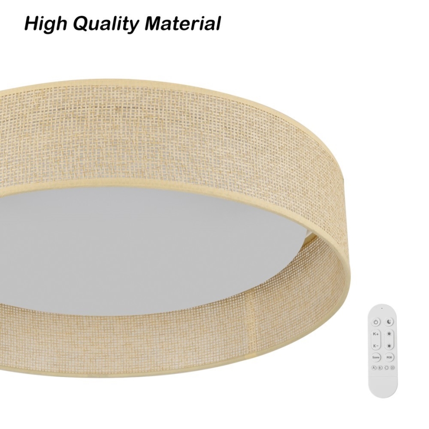 Immax NEO 07289L - LED+CCT Dimmable Ceiling Light LONA LED/36W/230V 3000-6000K Wi-Fi Tuya Ø 45.5 cm + Remote Control