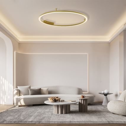 Immax NEO 07290-120G - FINO LED Dimmable CCT Ceiling Light LED/55W/230V 2700–6500K Tuya Ø 120 cm with Remote Control