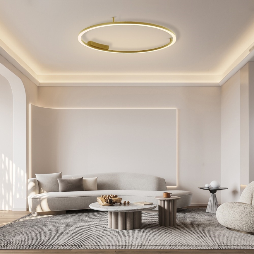 Immax NEO 07290-120G - FINO LED Dimmable CCT Ceiling Light LED/55W/230V 2700–6500K Tuya Ø 120 cm with Remote Control