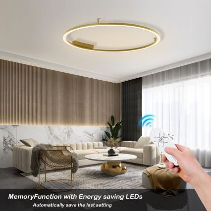 Immax NEO 07290-120G - FINO LED Dimmable CCT Ceiling Light LED/55W/230V 2700–6500K Tuya Ø 120 cm with Remote Control