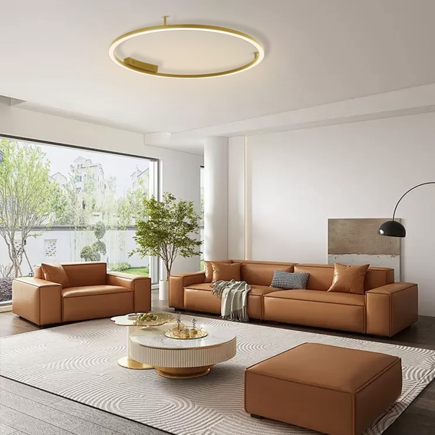 Immax NEO 07291-80G - LED+CCT Dimmable Ceiling Light FINO LED/55W/230V 2700-6500K Tuya Ø 80 cm + Remote Control