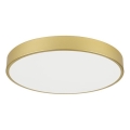 Immax NEO 07293L - Dimmable LED ceiling light NEO LITE SEMPLICI LED/60W/230V 3000–6000K Ø 60 cm Tuya-compatible Wi‑Fi, gold + remote control