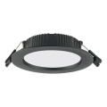 Immax NEO 07294L - Dimmable LED recessed downlight DOWN LED/12W/230V Wi-Fi Tuya Ø 12 cm black