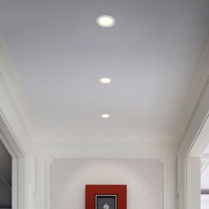 Immax NEO 07294L - LED Dimmable Recessed Downlight DOWN LED/12W/230V Wi‑Fi Tuya Ø 12 cm White