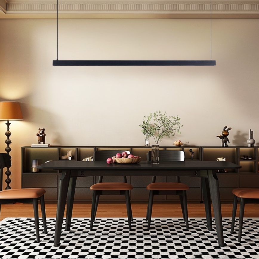 Immax NEO 07307L - MADEIRA Dimmable LED Cable Pendant Light LED/33W/230V Tuya Wi‑Fi 152 cm Black + Remote Control