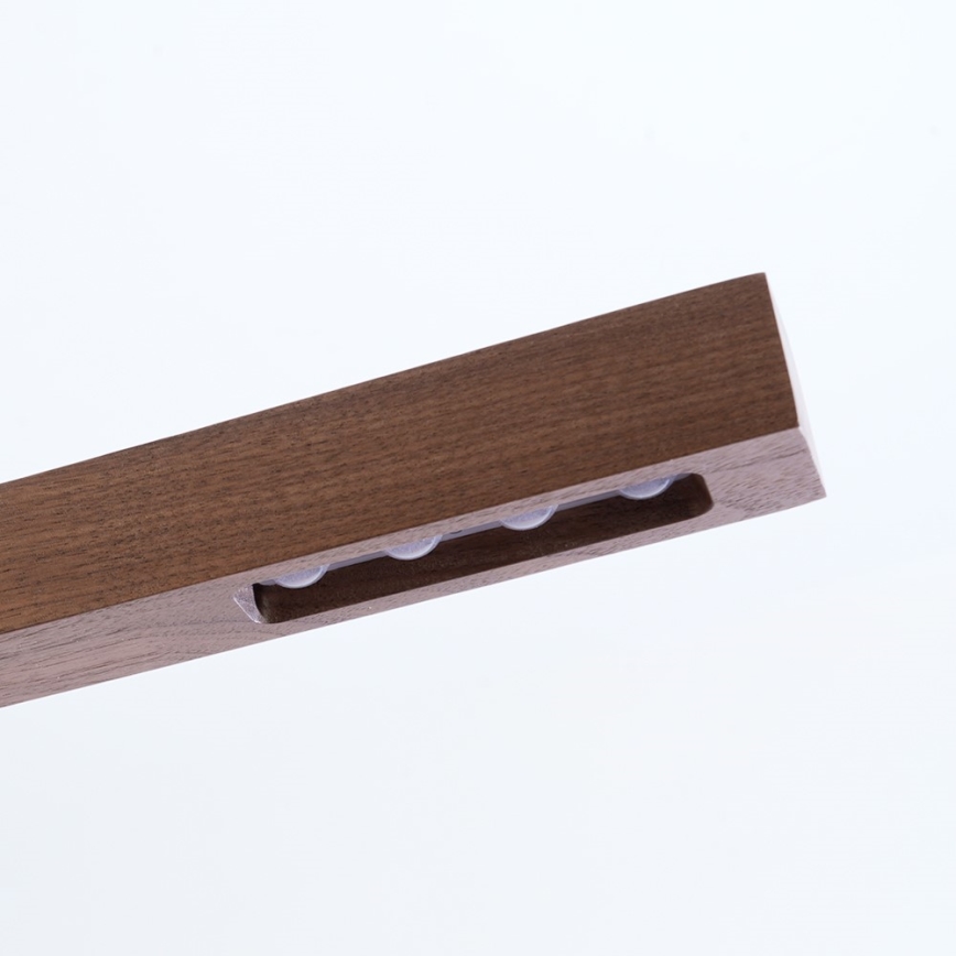 Immax NEO 07309L - MADEIRA LED Dimmable Cable Pendant with Sensor LED/37W/230V 157 cm Walnut