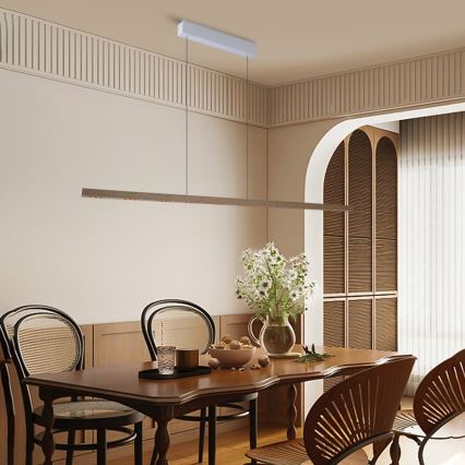 Immax NEO 07310L - MADEIRA LED Dimmable Pendant on Cable with Sensor LED/37W/230V 157 cm Ash