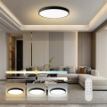 Immax NEO 07314L - SEMPLICI LED Dimmable Ceiling Light LED/128W/230V Ø 100 cm Tuya Wi-Fi, Black + Remote Control