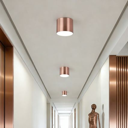 Immax NEO 07319L - LED Dimmable ceiling light RONDATE LED/18W/230V dia. 11.5 cm Wi-Fi Tuya Rose Gold