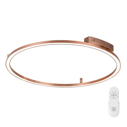 Immax NEO 07325-120C - LED Dimmable Ceiling Light FINO LED/72W/230V 120 cm Tuya Rose Gold + Remote Control