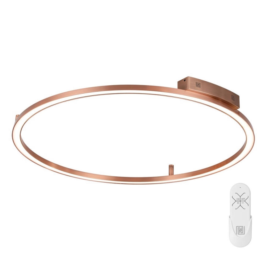 Immax NEO 07325-120C - LED Dimmable Ceiling Light FINO LED/72W/230V 120 cm Tuya Rose Gold + Remote Control