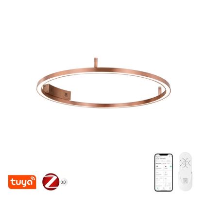 Immax NEO 07326-80C - LED Dimmable Ceiling Light FINO LED/55W/230V 80 cm Tuya Rose Gold + Remote Control