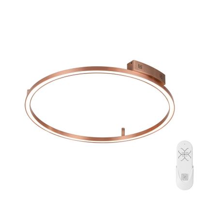 Immax NEO 07326-80C - LED Dimmable Ceiling Light FINO LED/55W/230V 80 cm Tuya Rose Gold + Remote Control
