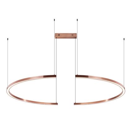 Immax NEO 07328L - FINO LED Dimmable Cable Pendant Light 72W/230V, 120 cm, Rose Gold, Tuya + Remote Control