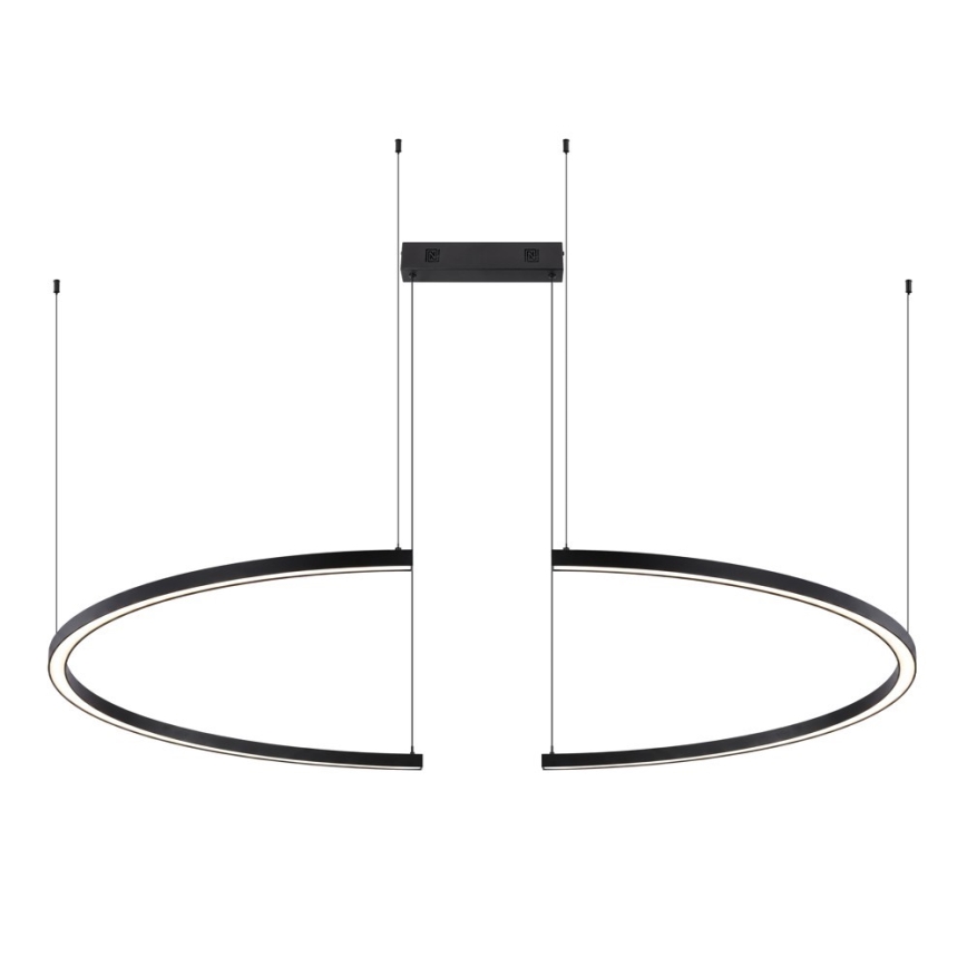 Immax NEO 07329L - FINO Dimmable Cable Pendant Light LED/72W/230V 120 cm Black Tuya-enabled + Remote Control