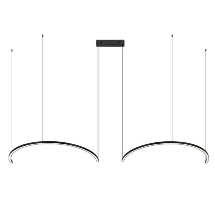 Immax NEO 07329L - FINO Dimmable Cable Pendant Light LED/72W/230V 120 cm Black Tuya-enabled + Remote Control