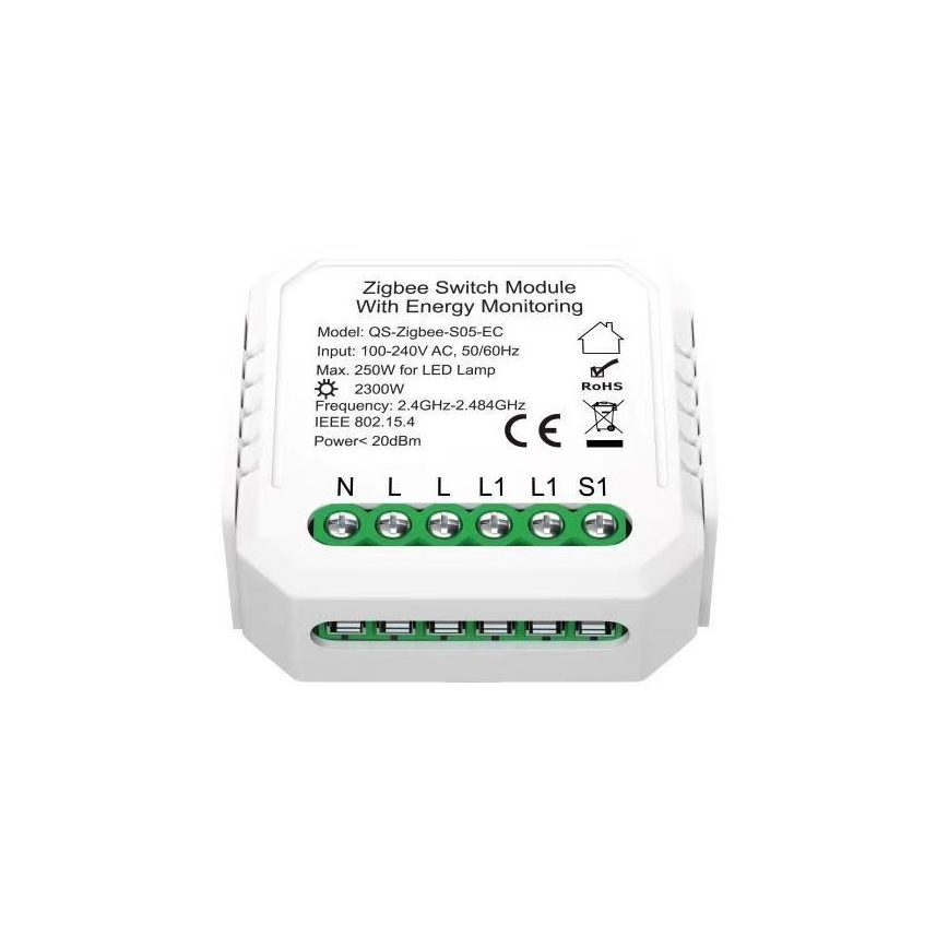 Immax NEO 07521L - Smart controller with consumption measurement V6 1-button Tuya