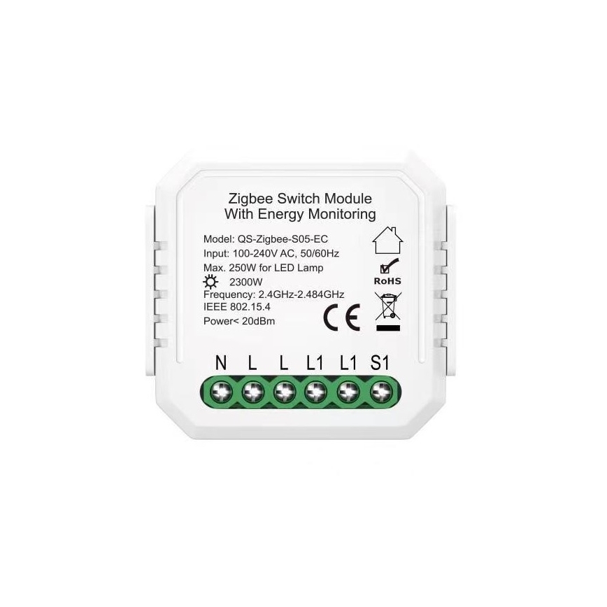 Immax NEO 07521L - Smart controller with consumption measurement V6 1-button Tuya