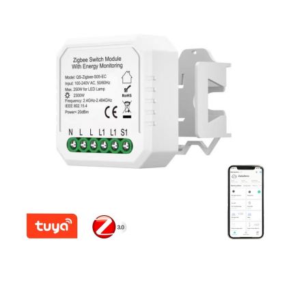 Immax NEO 07521L - Smart controller with consumption measurement V6 1-button Tuya