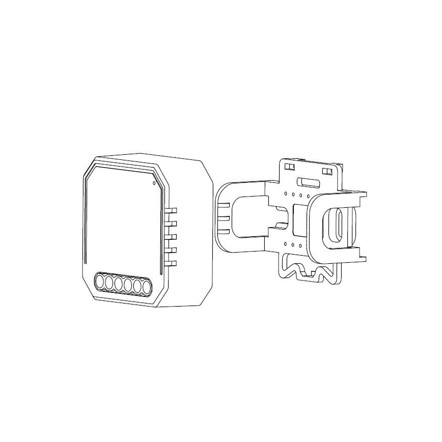 Immax NEO 07521L - Smart controller with consumption measurement V6 1-button Tuya