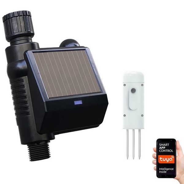 Immax NEO 07525L - Irrigation valve + soil moisture sensor 2xAA IP65 Tuya