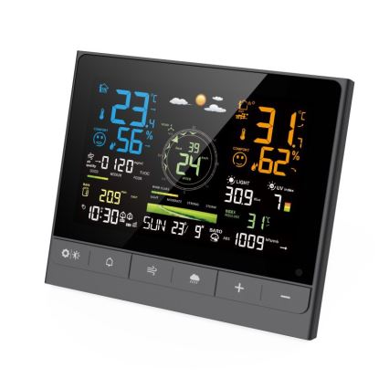 Immax NEO 07528L - Professional 7-in-1 NEO LITE SMART Weather Station 5V/2xAAA + 3xAA