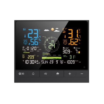 Immax NEO 07528L - Professional 7-in-1 NEO LITE SMART Weather Station 5V/2xAAA + 3xAA