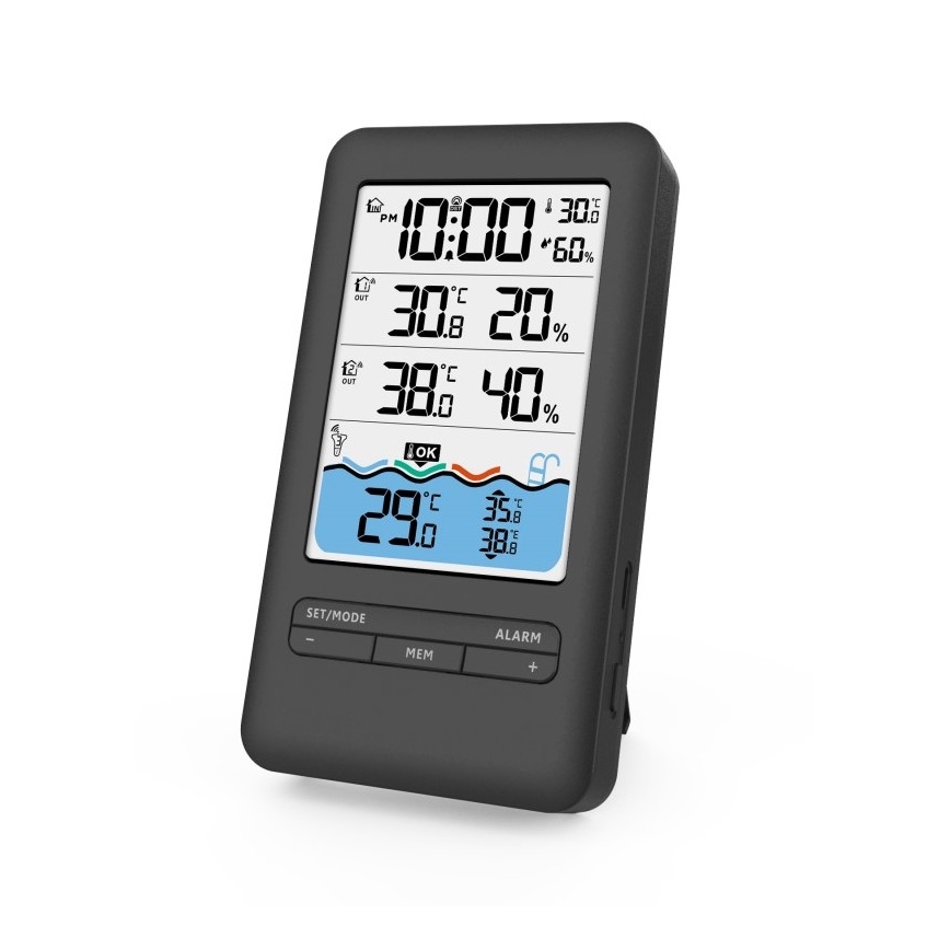 Immax NEO 07529L - Smart swimming pool temperature sensor + 2x indoor temperature and humidity sensor Wi-Fi Tuya