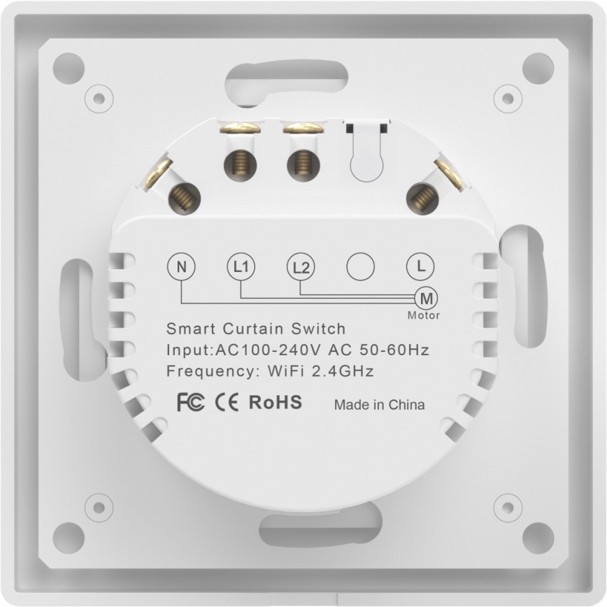 Immax NEO 07540L - Smart switch for controlling blinds and roller shutters, 230V, Wi-Fi (Tuya)