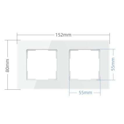 Immax NEO 07541L - Frame for switches, sockets and thermostats (2Z)