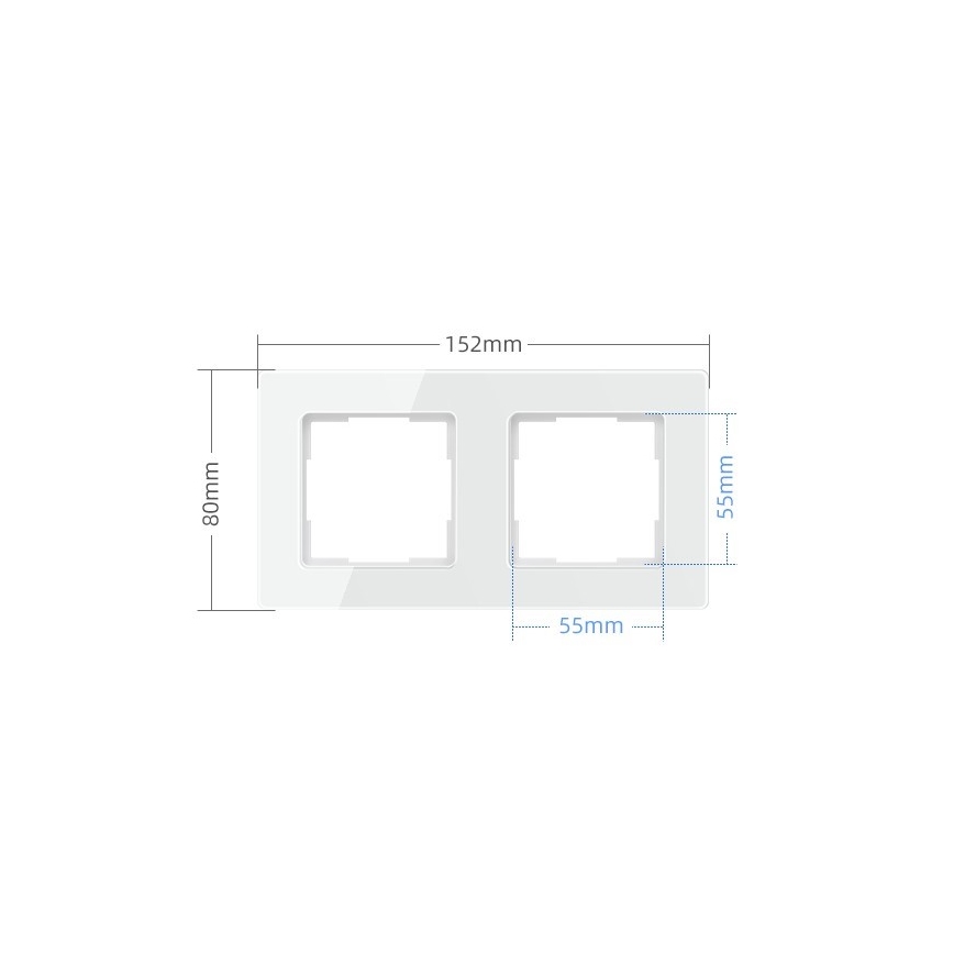 Immax NEO 07541L - Frame for switches, sockets and thermostats (2Z)