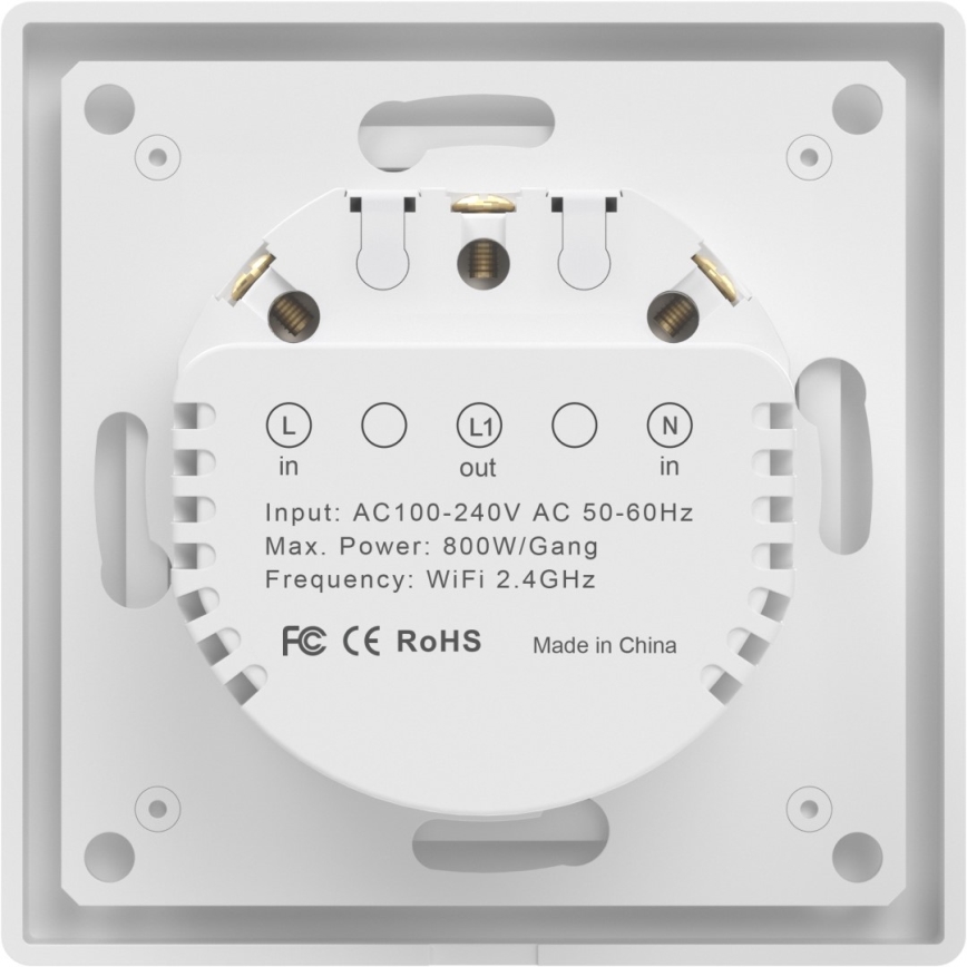 Immax NEO 07549L - SMART single-button switch 230V