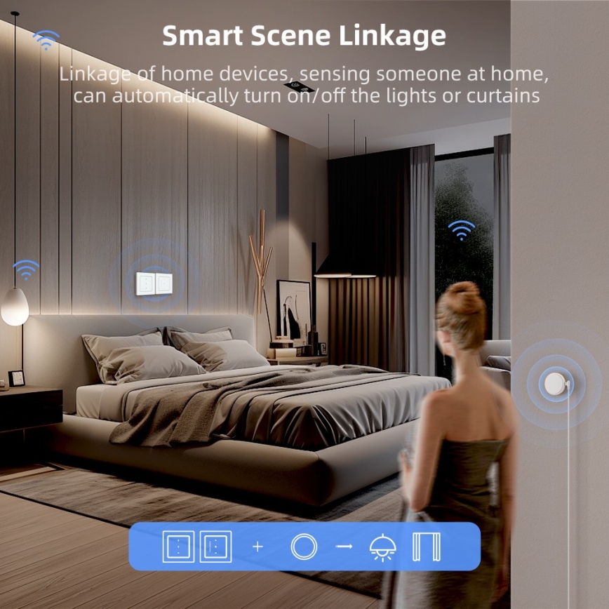 Immax NEO 07551L - Smart 230V switch for controlling blinds and roller shutters