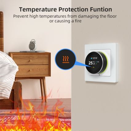 Immax NEO 07555L - SMART Thermostat for Electric Underfloor Heating 230V/16A