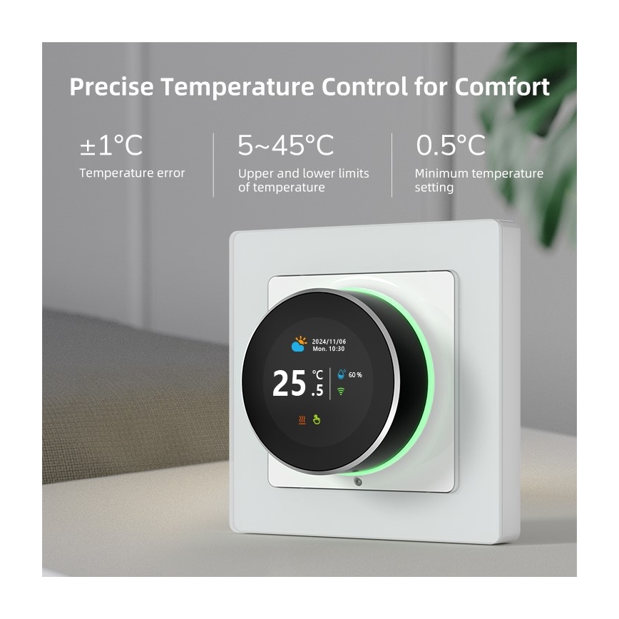 Immax NEO 07555L - SMART Thermostat for Electric Underfloor Heating 230V/16A
