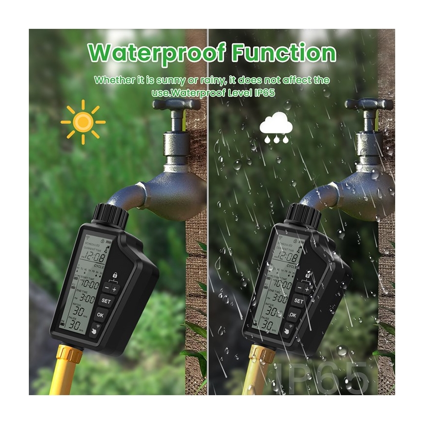 Immax NEO 07556L - Tuya Wi‑Fi Irrigation Valve 4xAA IP65