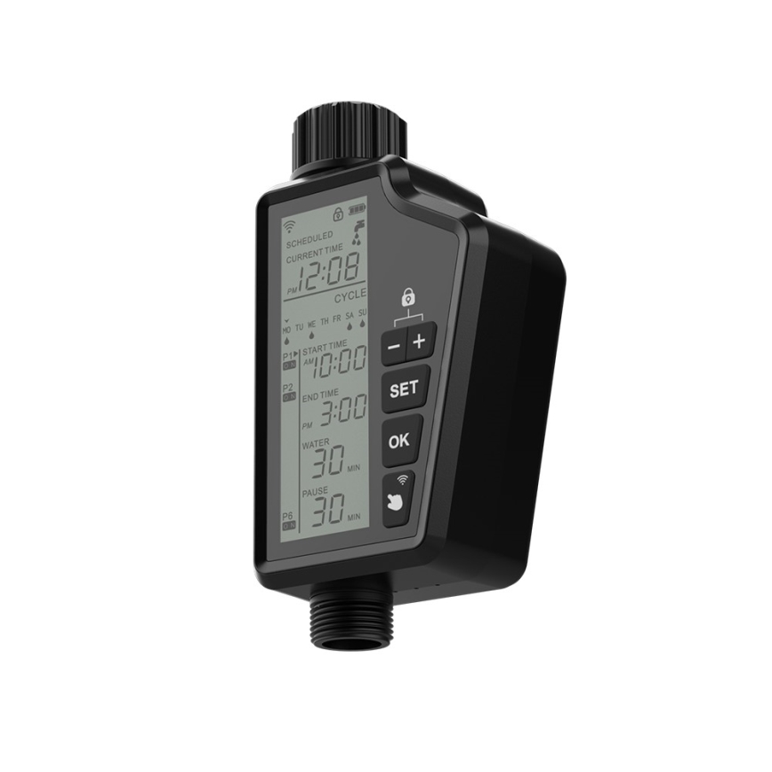 Immax NEO 07556L - Tuya Wi‑Fi Irrigation Valve 4xAA IP65