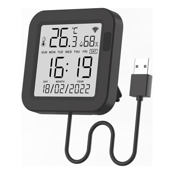 Immax NEO 07559L - Controller with Temperature and Humidity Sensor, 5V, Wi-Fi
