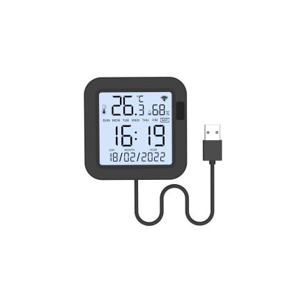 Immax NEO 07559L - Controller with Temperature and Humidity Sensor, 5V, Wi-Fi