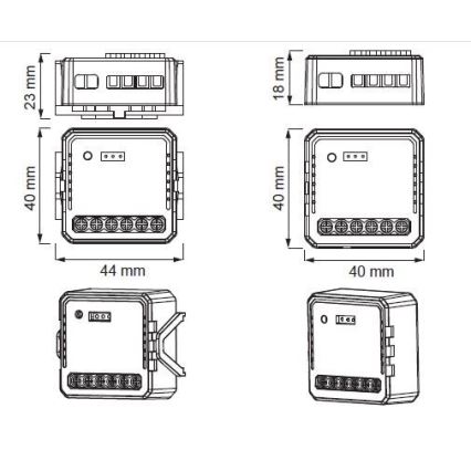 Immax NEO 07571L - Smart controller NEO LITE V7 2-button Wi-Fi Tuya