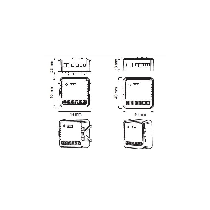 Immax NEO 07571L - Smart controller NEO LITE V7 2-button Wi-Fi Tuya