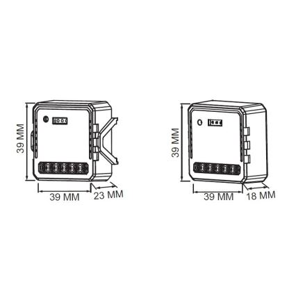 Immax Neo 07580L - Smart controller for controlling blinds and shutters Tuya