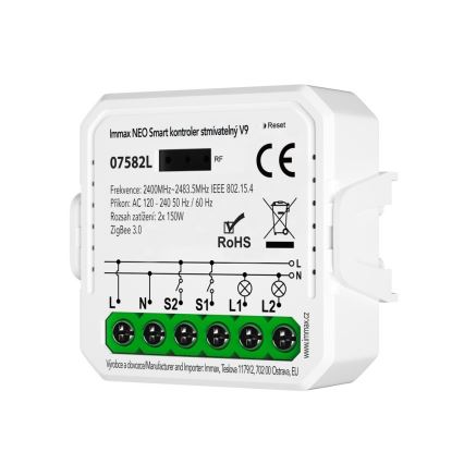 Immax Neo 07582L - Smart dimmable controller V9 2-button Tuya