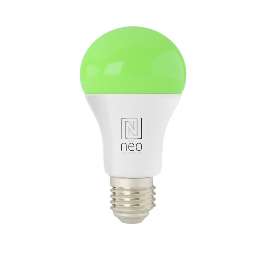 Immax NEO 07712L - LED RGB+CCT Dimmable bulb NEO LITE Smart E27/9W/230V Wi-Fi Tuya 2200 - 6500K