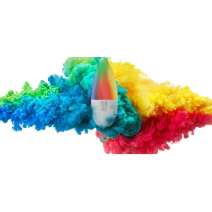 Immax NEO 07716L - LED RGB+CCT Dimmable bulb E14/5,5W/230V 2700K Wi-Fi Tuya