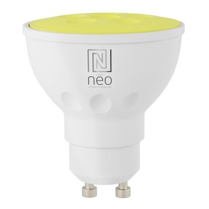 Immax NEO 07724CDO - Set of 3 LED RGB+CCT dimmable GU10 bulbs, 4.8W/230V, 2700–6500K, Tuya Wi‑Fi + remote control